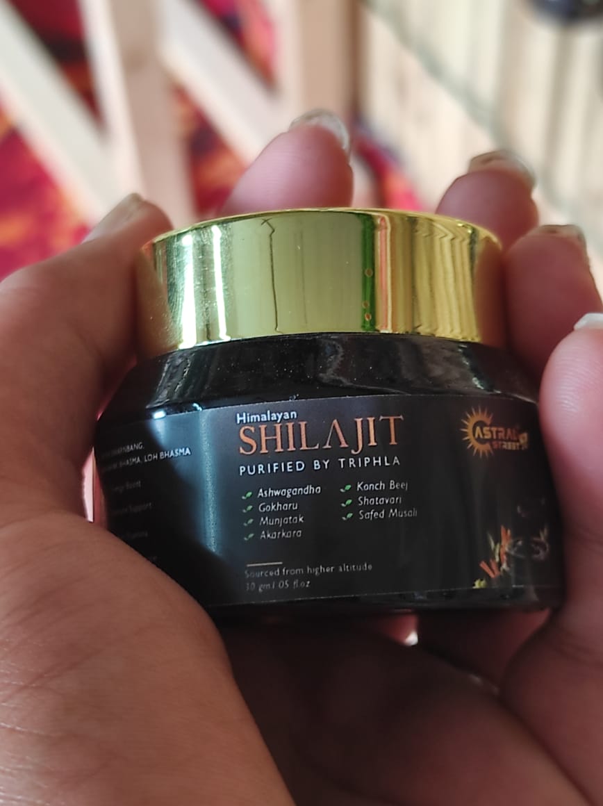 Astral Street Pure Shilajit Resin with 7 Herbs | Himalayan Origin | 30 g