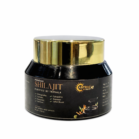 Astral Street Pure Shilajit Resin with 7 Herbs | Himalayan Origin | 30 g