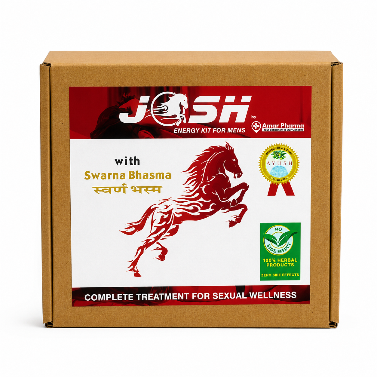JOSH Power Oil | Herbal Massage Oil for Men | External Use