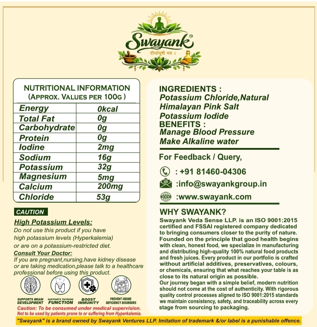 Swayank Veda Pink Potassium Salt