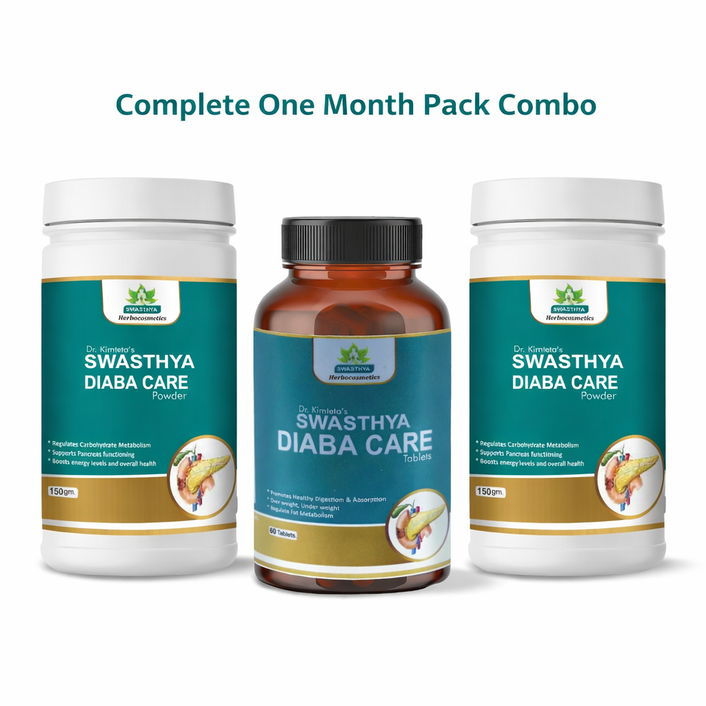 Herbal Daily Wellness Combo Pack (1 Month) – 2 Powder + 1 Tablet | Natural Nutrition & Lifestyle Support